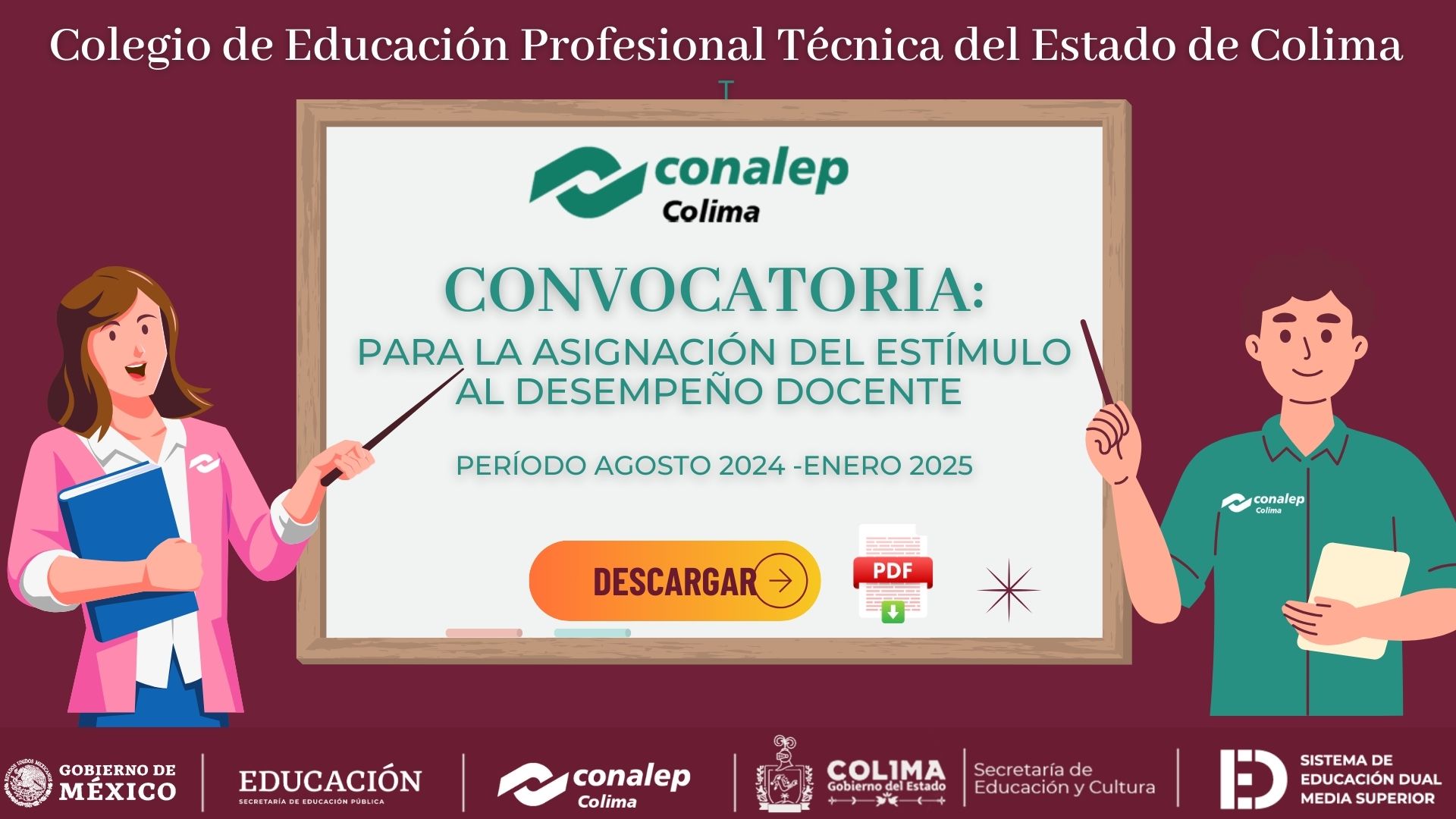 CONVOCATORIA DESEMPEÑO DOCENTE 12425